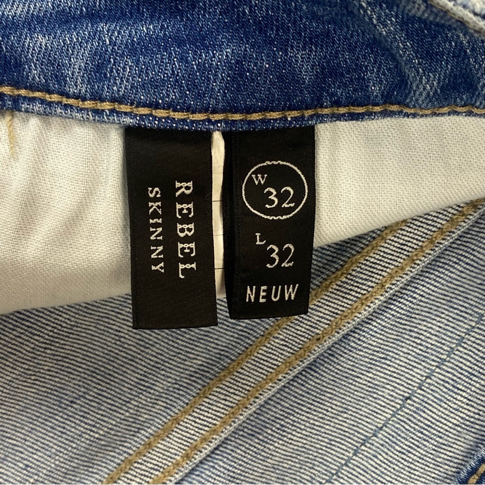 NEUW Denim Rebel Skinny Distressed Jeans Size 32x32 - Picture 11 of 12